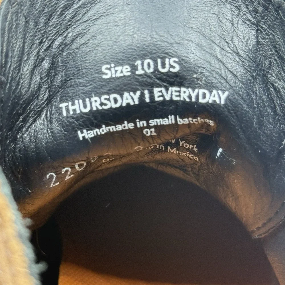 Thursday Boot Company President Boots Brown Leather US Men's 10